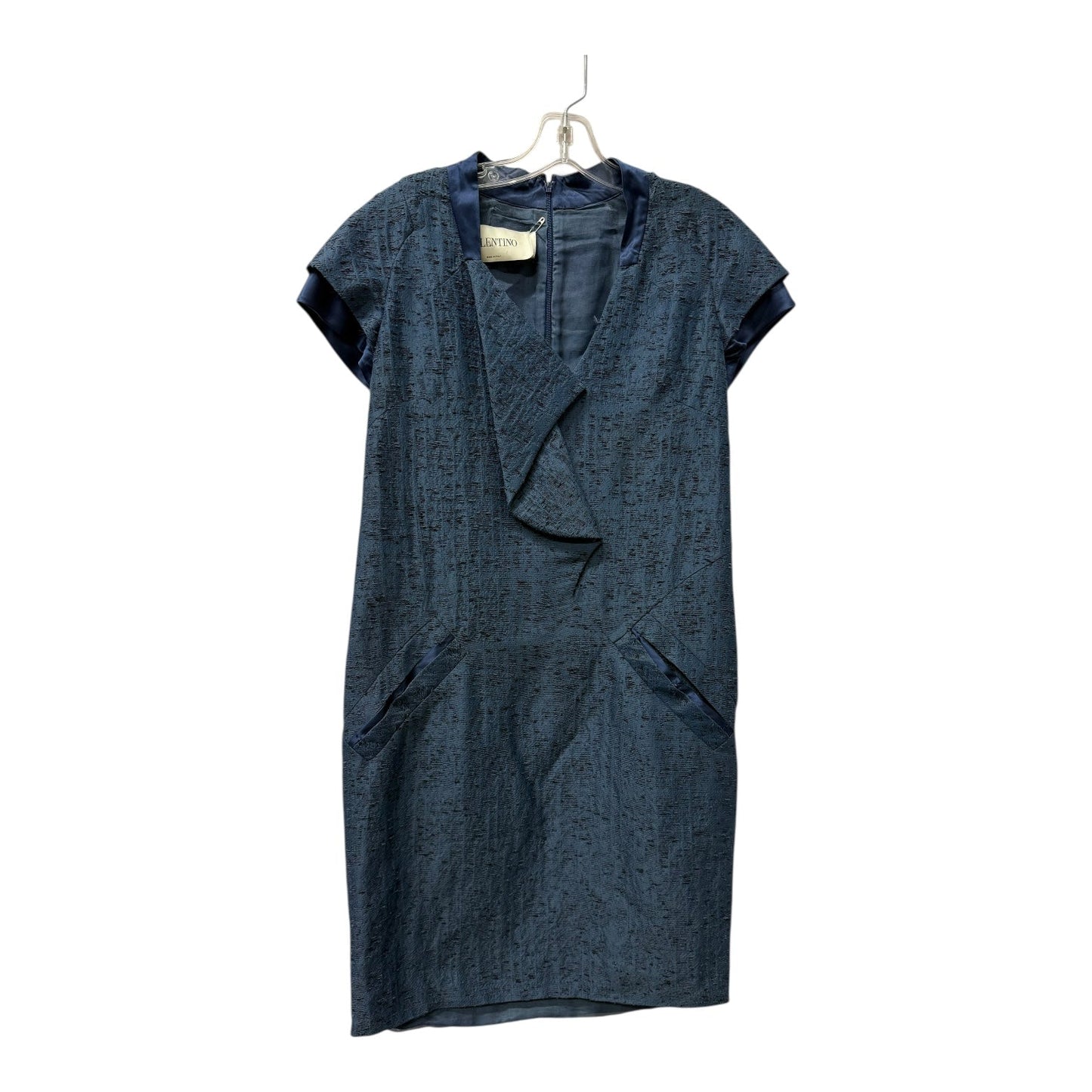 Dress Luxury Designer By Valentino-Garavani In Blue, Size:S