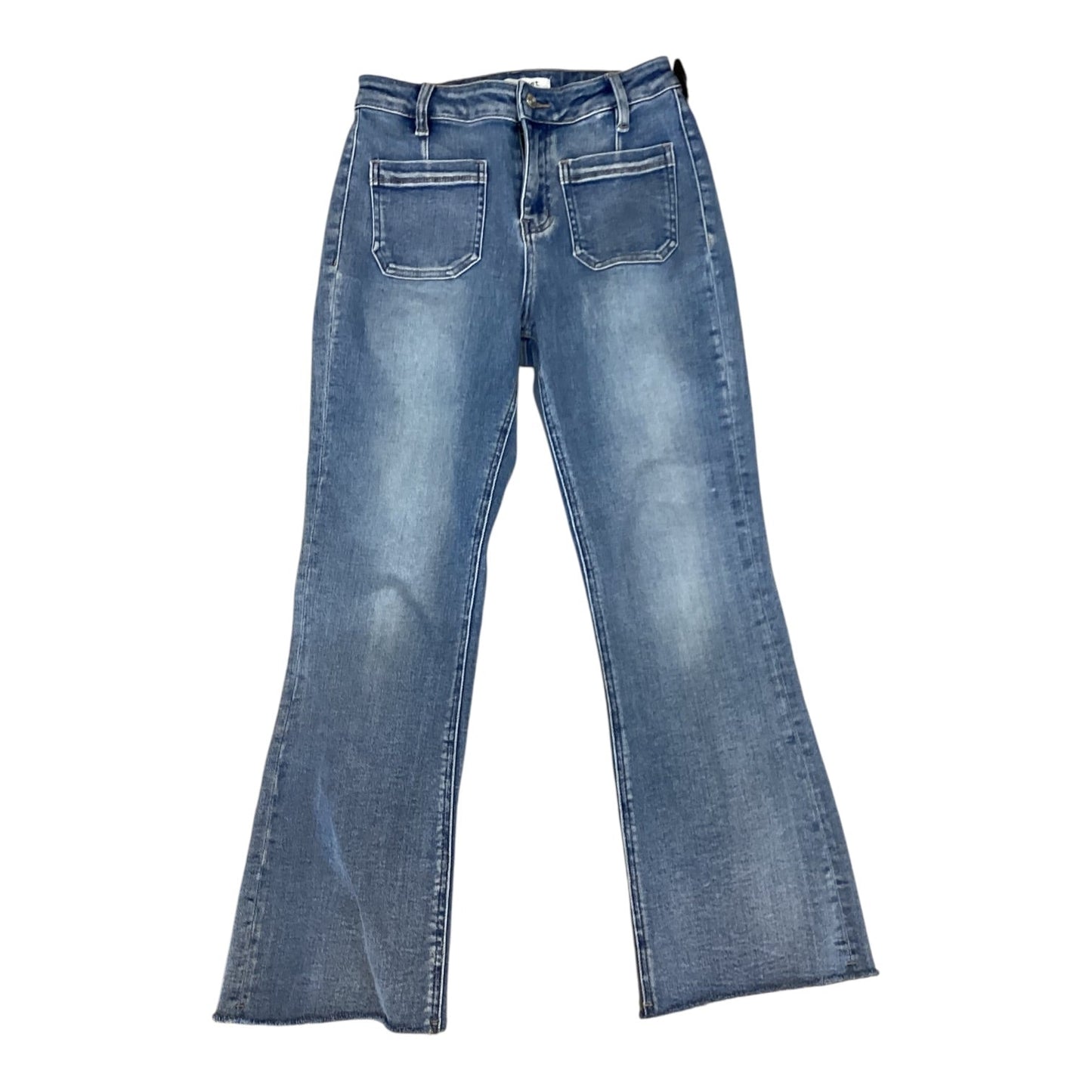 Jeans Boot Cut By Vervet In Blue Denim, Size:4