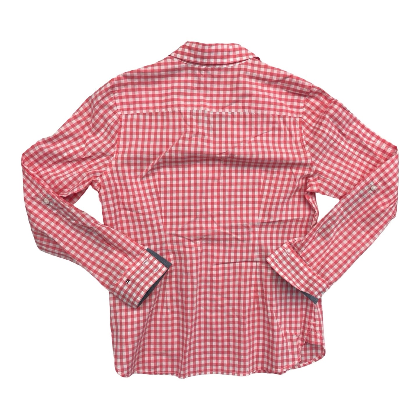 Top Ls By Tommy Hilfiger In Checkered Pattern, Size:M