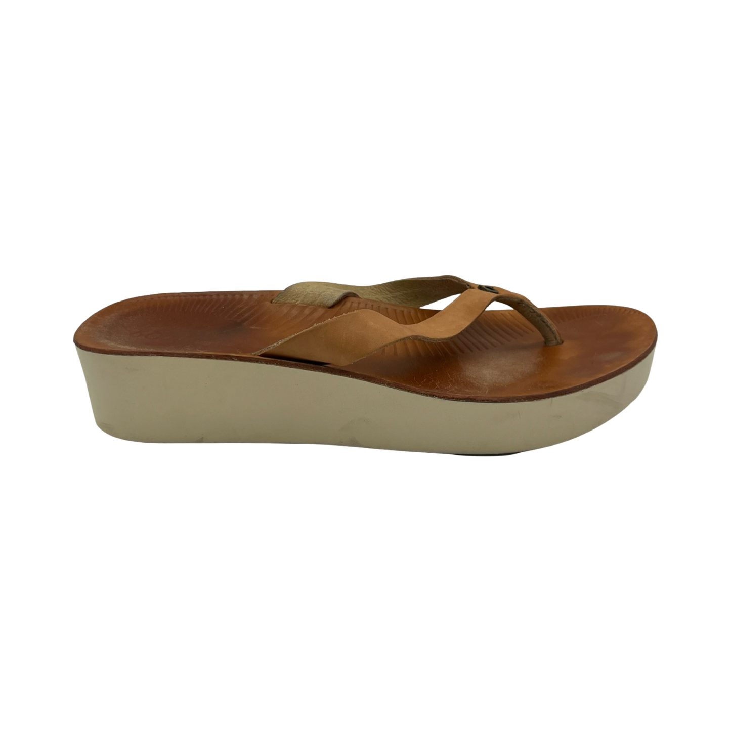 Sandals Flip Flops By Olukai In Brown, Size:8