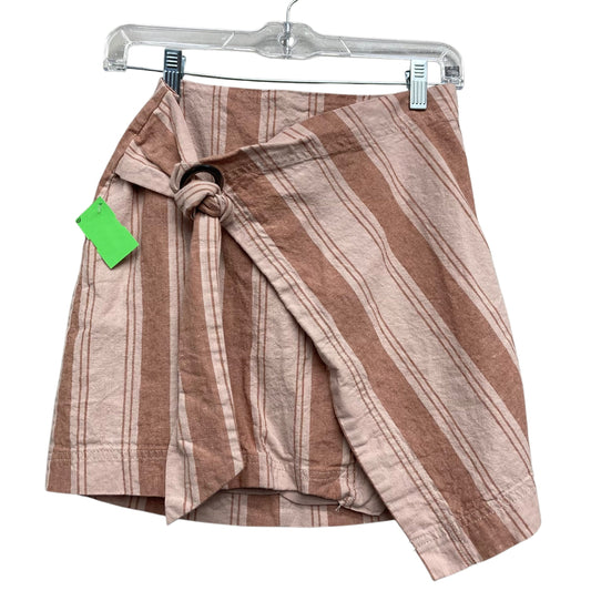Skirt Mini & Short By Free People In Striped Pattern, Size:4