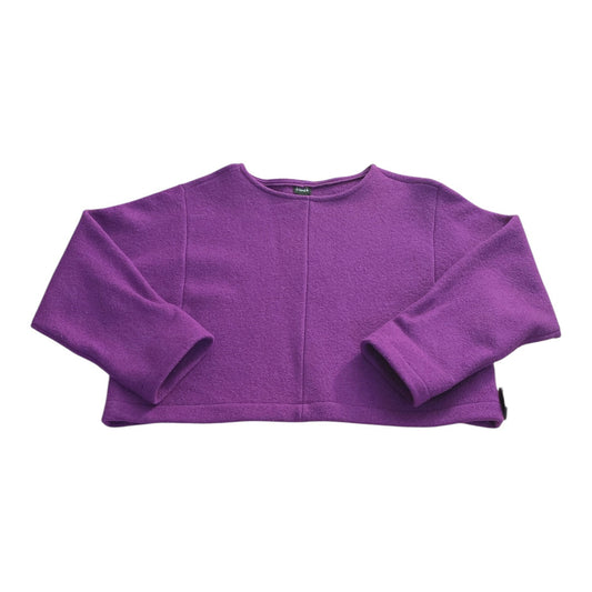 Sweater Designer By Eileen Fisher In Purple, Size:L