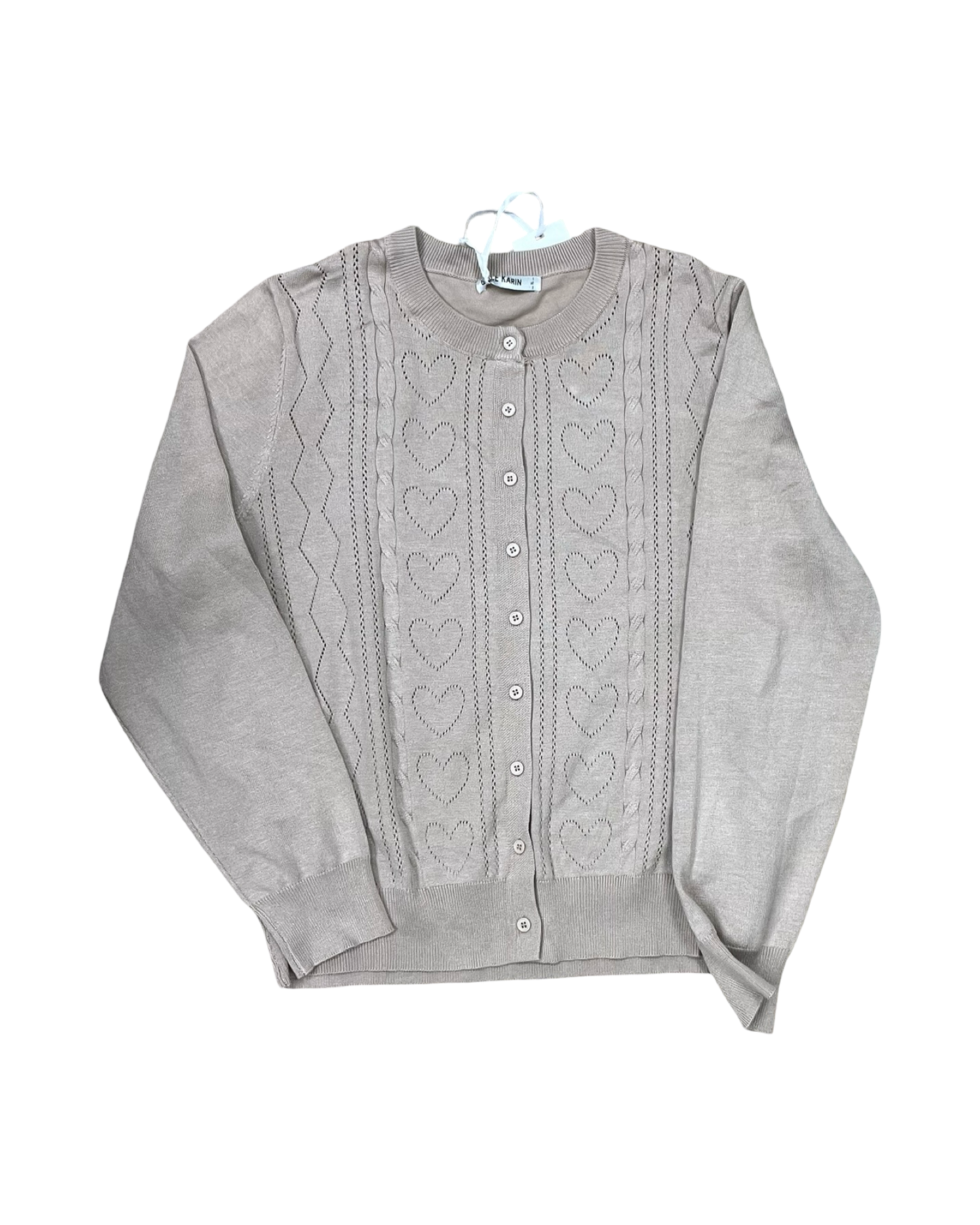 Cardigan By Grace Karin In Tan, Size:Xl
