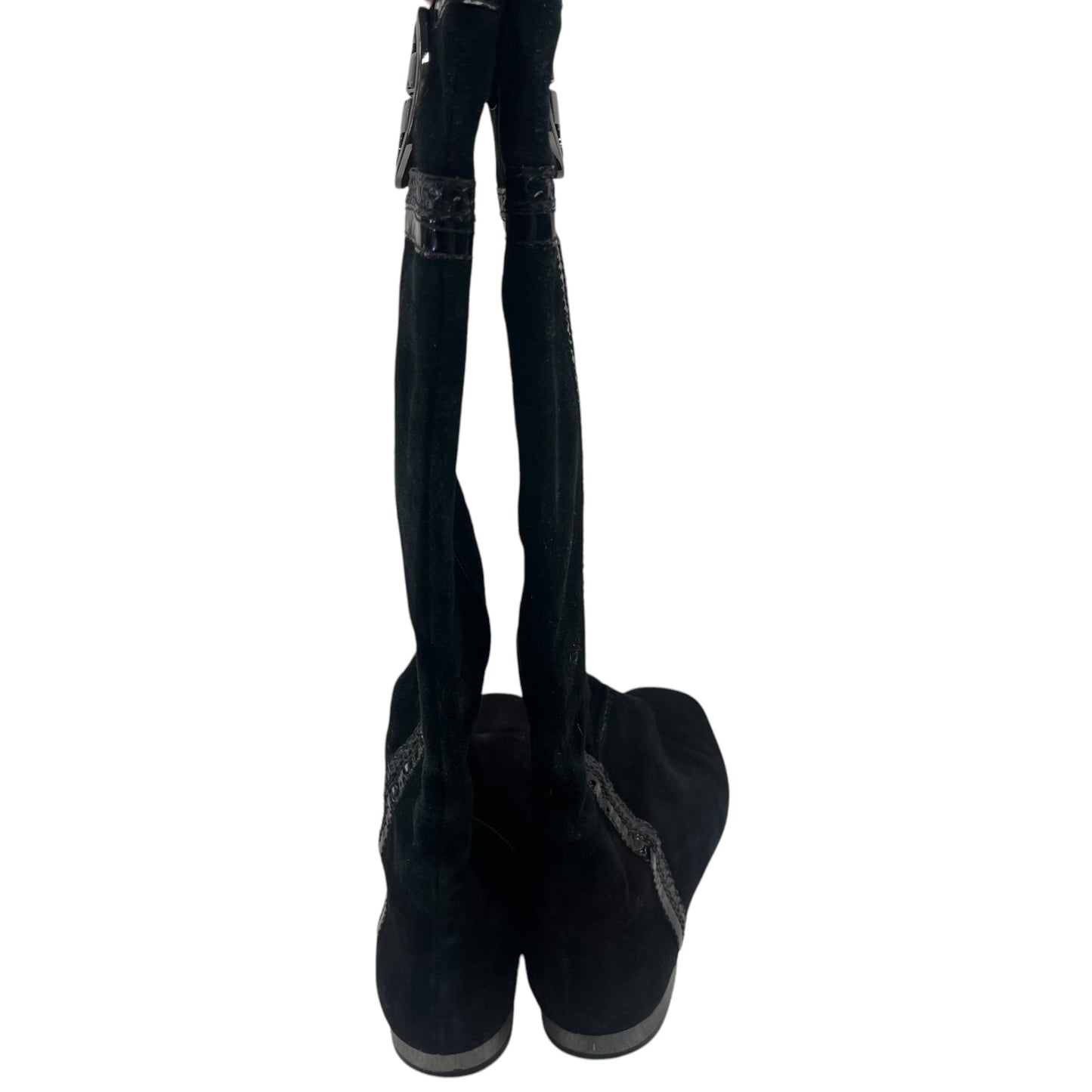 Boots Designer By Tory Burch In Black, Size:6.5