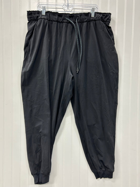 Athletic Pants By Lululemon In Black, Size:18