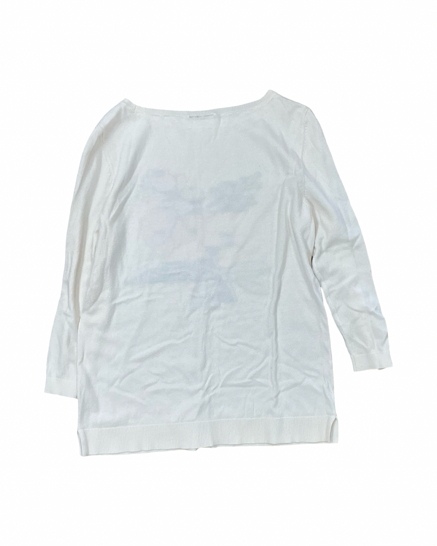 Top Ls By Loft In Cream, Size:L