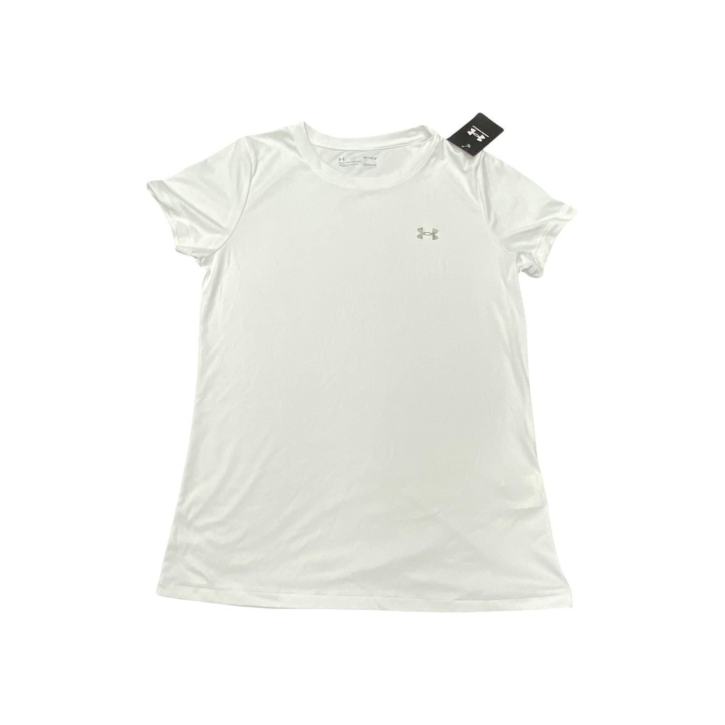 Athletic Top Ss By Under Armour In White, Size:M