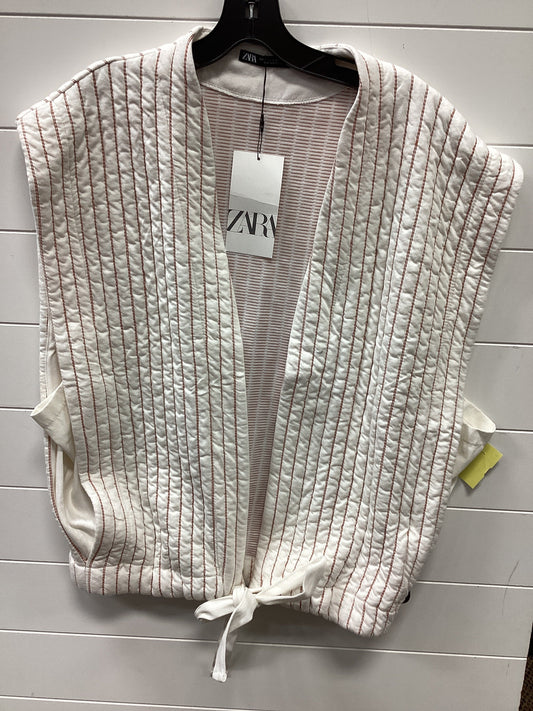 Vest Puffer & Quilted By Zara In Cream, Size:S