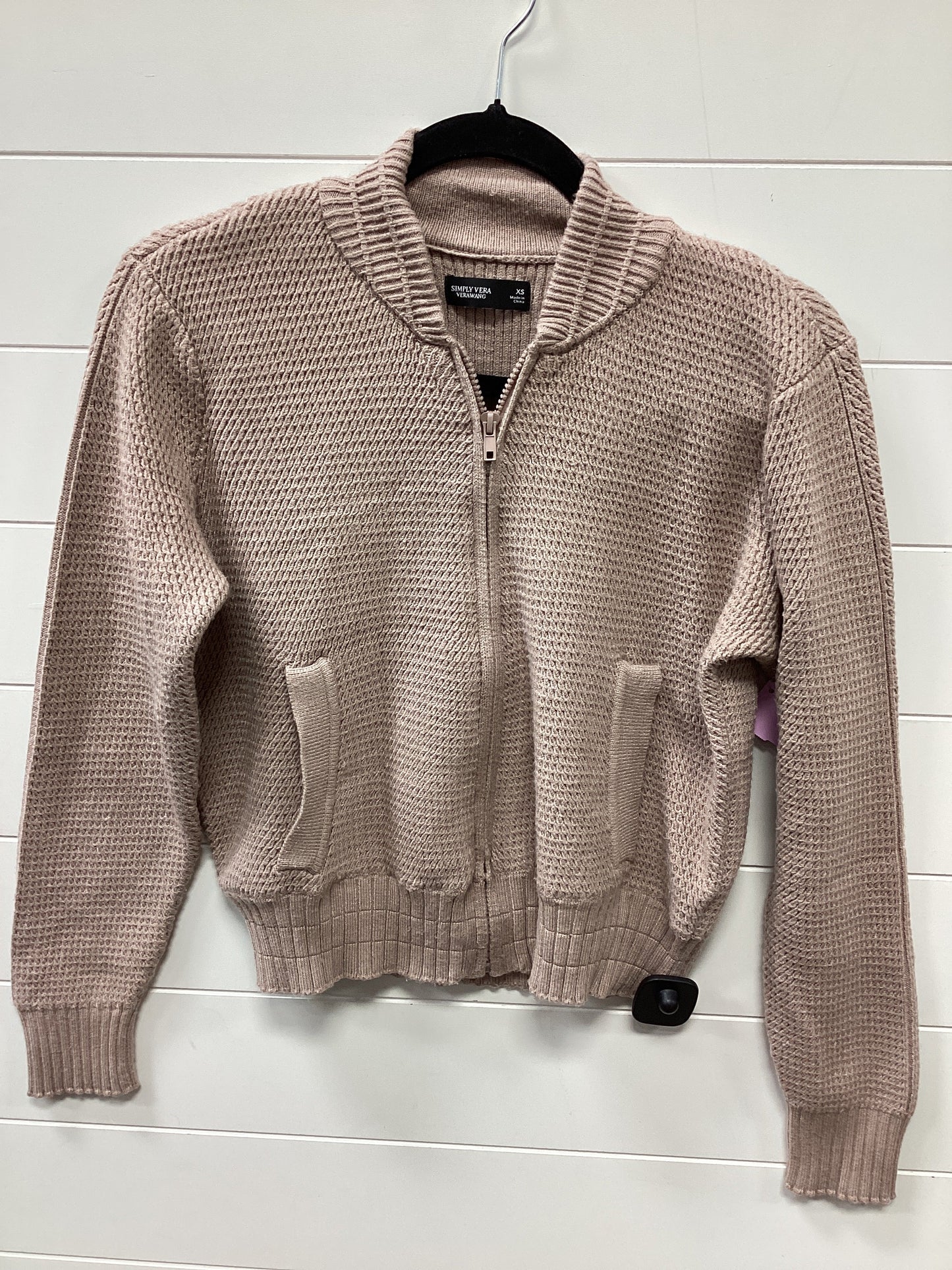 Sweater By Simply Vera In Tan, Size:Xs