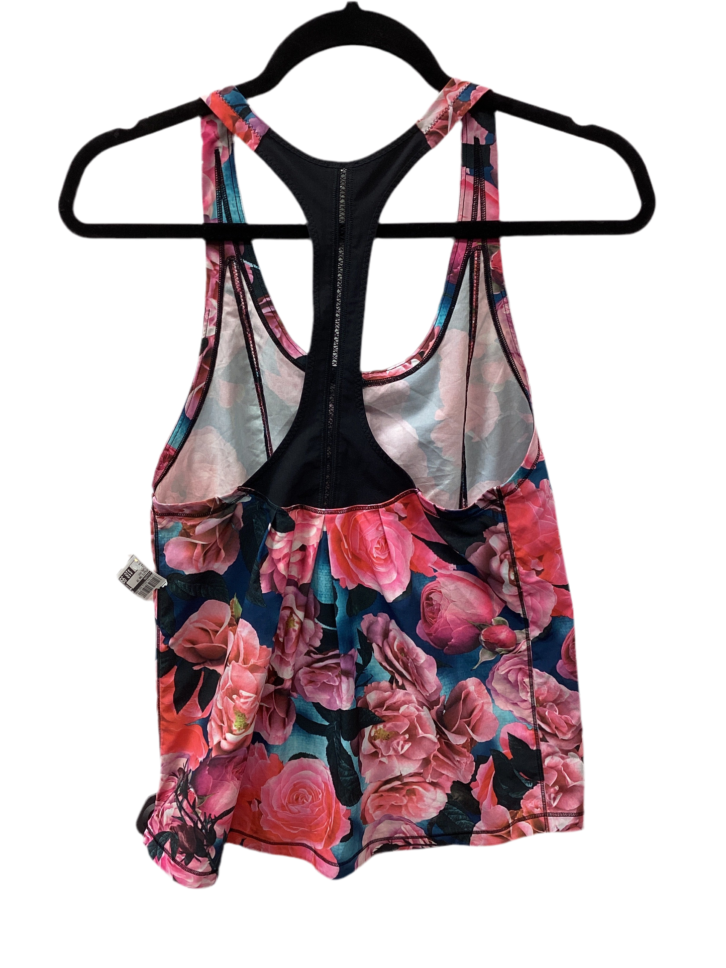 Athletic Tank Top By Lululemon In Floral Print, Size:8