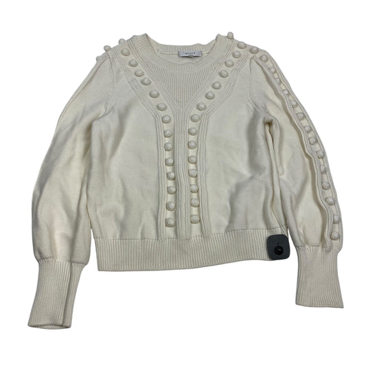 Sweater Designer By Milly In Cream, Size:M