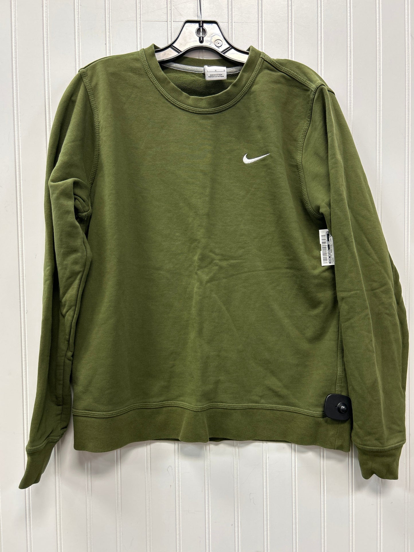 Athletic Sweatshirt Crewneck By Nike Apparel In Green, Size:L