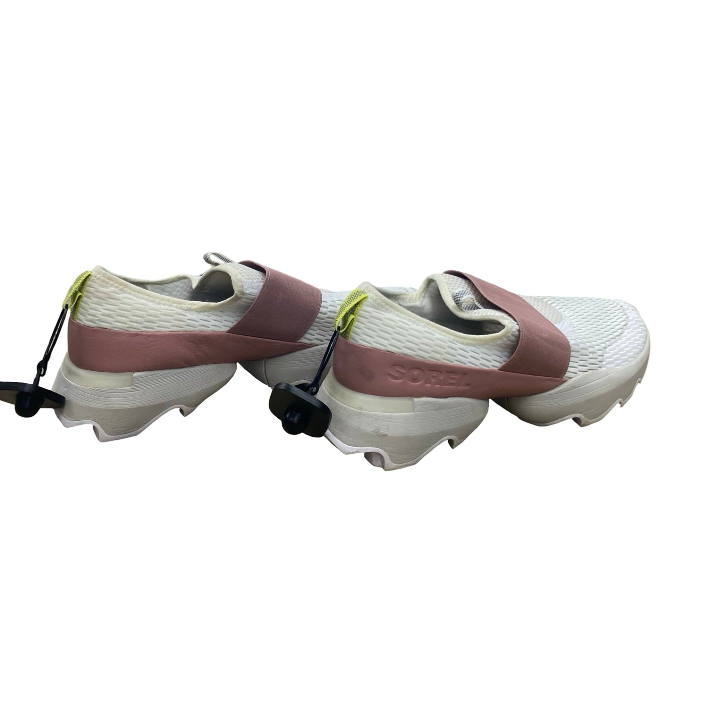 Shoes Designer By Sorel In Pink & White, Size:11