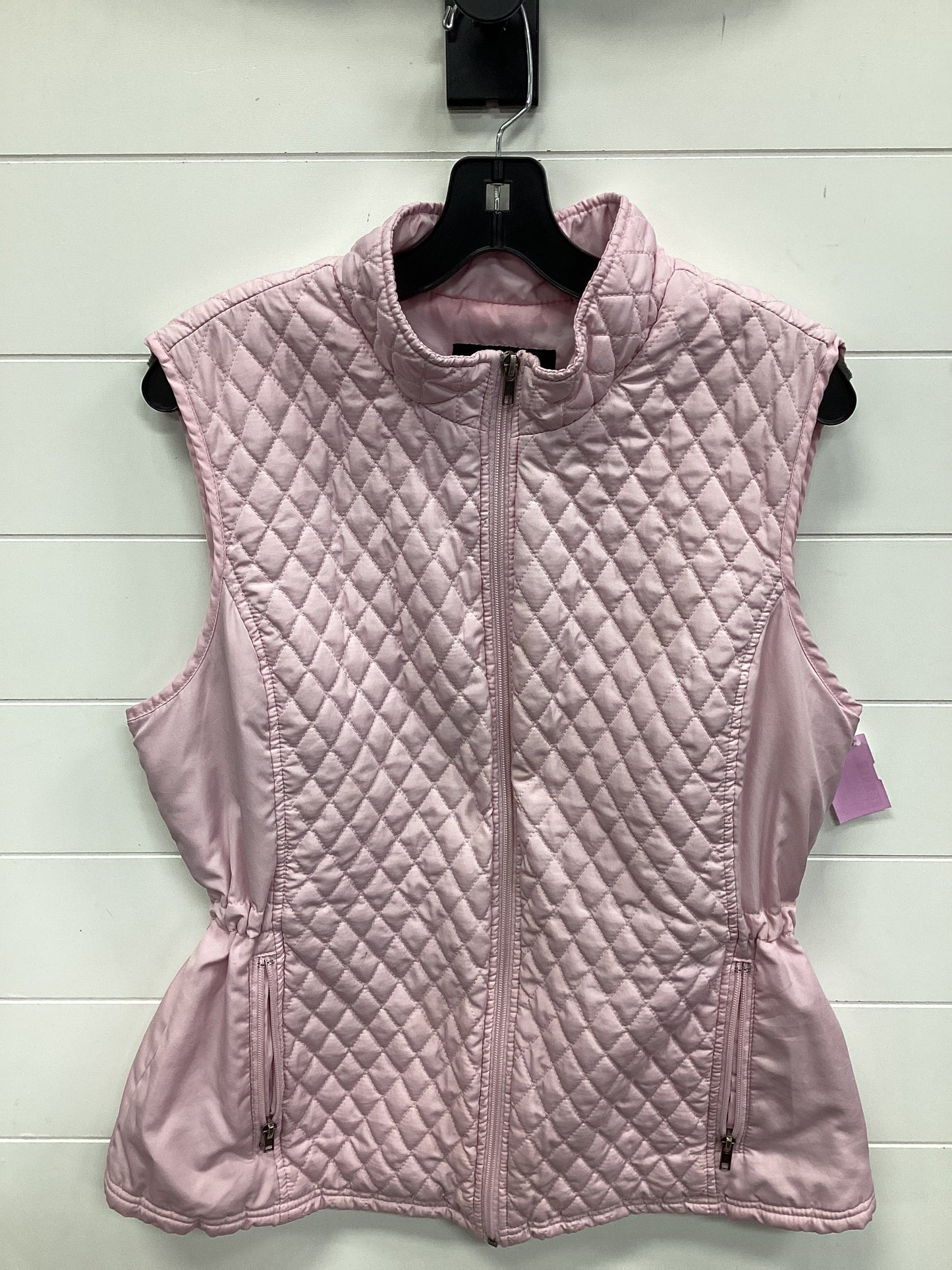 Vest Puffer & Quilted By Relativity In Pink, Size:Xl