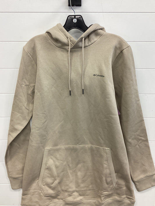 Athletic Sweatshirt Hoodie By Columbia In Cream, Size:L