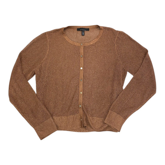 Sweater Cardigan By White House Black Market In Gold, Size:Xl