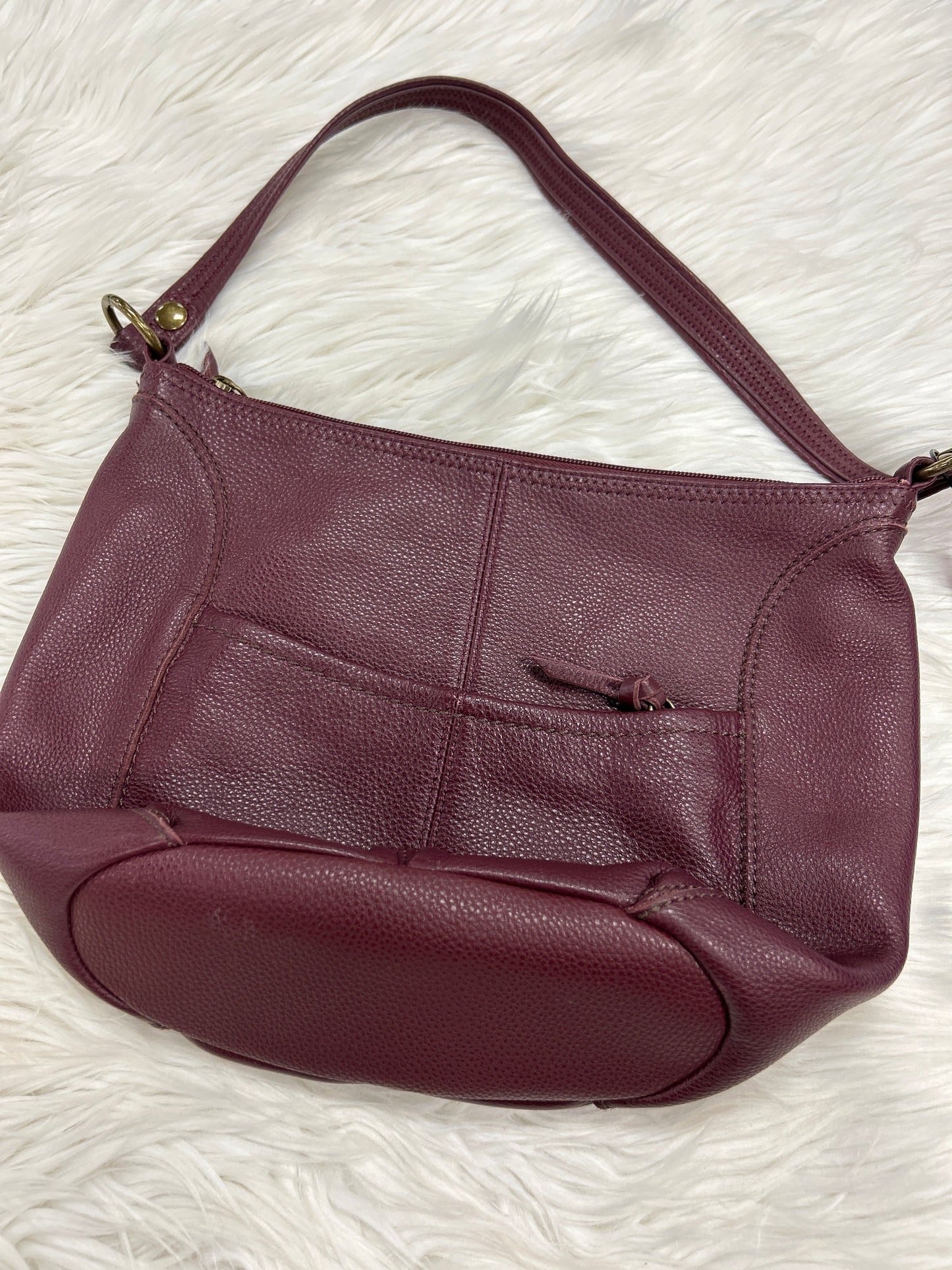 Handbag Leather By The Sak In Purple, Size:Medium