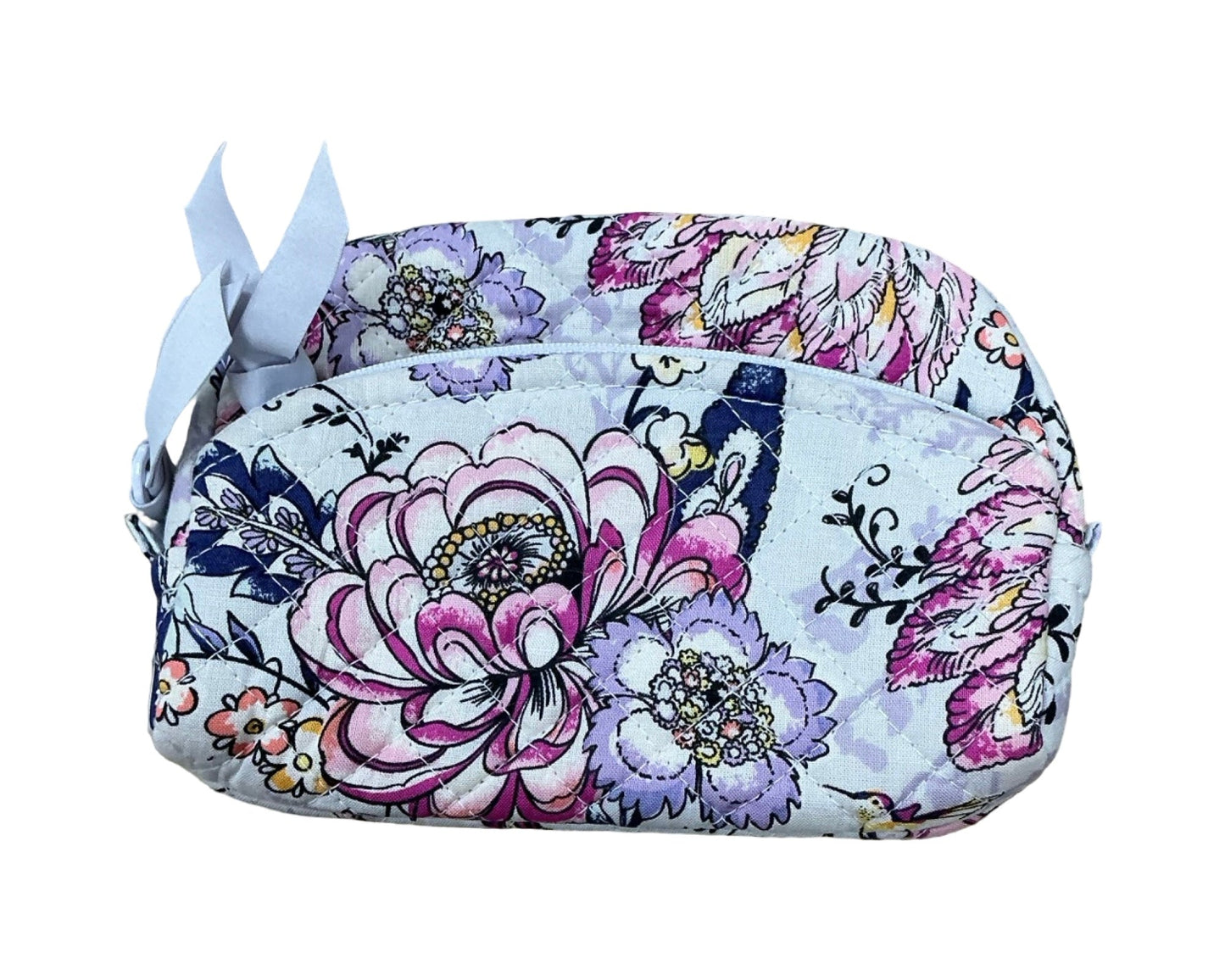 Makeup Bag By Vera Bradley In White, Size:Small