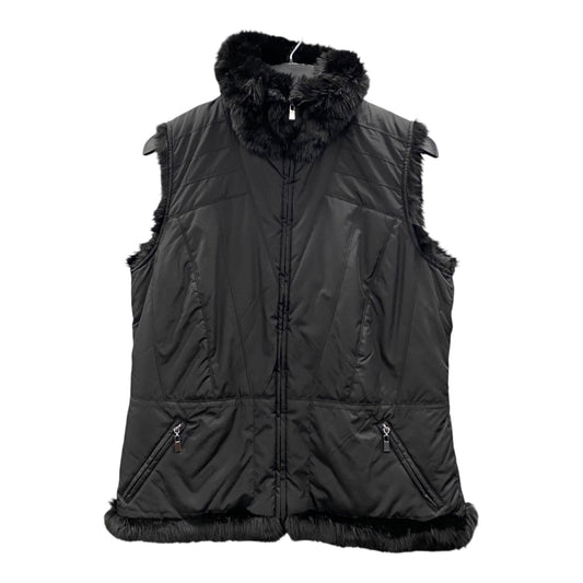 Vest Puffer & Quilted By Coldwater Creek In Black, Size:M