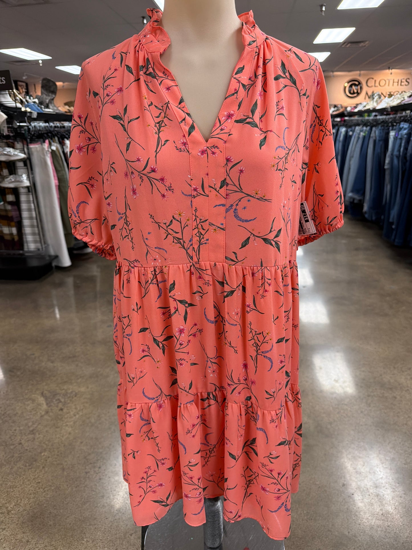 Dress Casual Short By Cece In Orange, Size:S