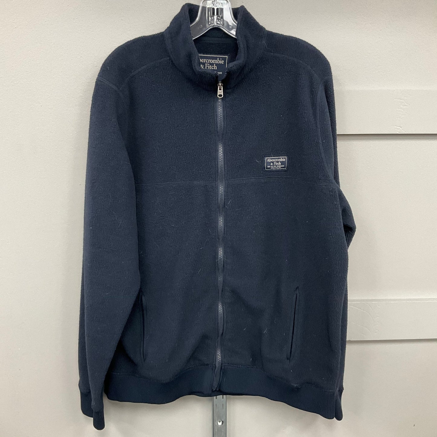 Jacket Fleece By Abercrombie And Fitch In Blue, Size:Xxl