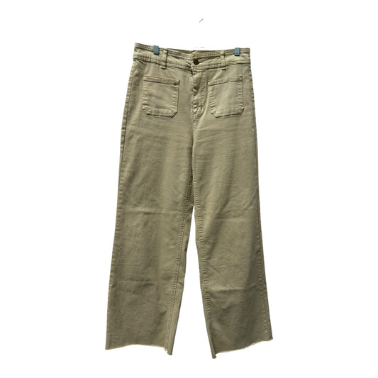 Pants Wide Leg By Oat In Tan, Size:8