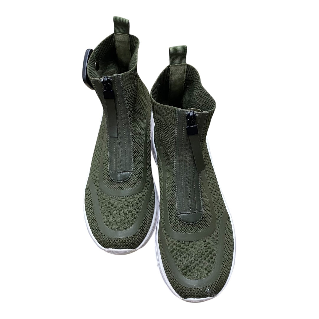 Shoes Sneakers By J Slides In Green, Size:9