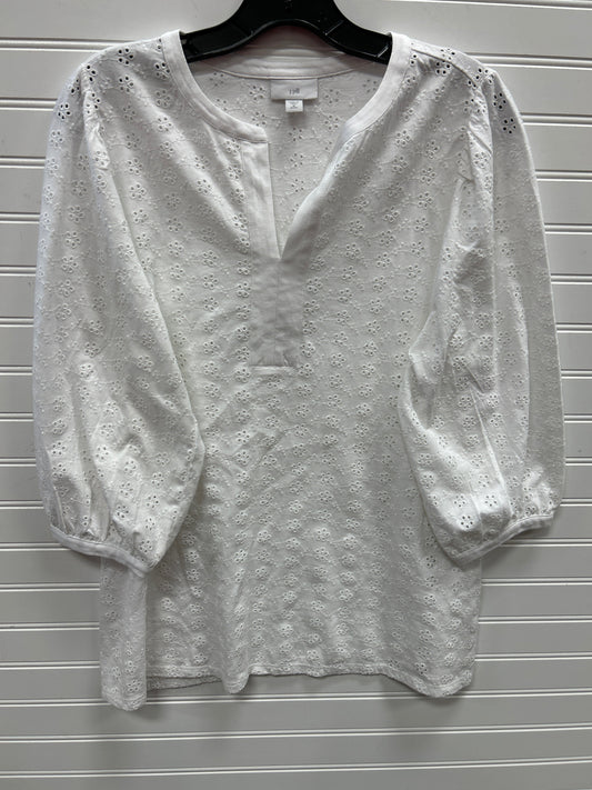 Top Ls By J. Jill In White, Size:Mp