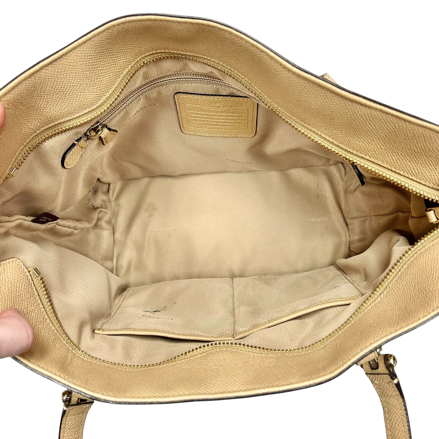 Handbag Designer By Coach, Size: Medium