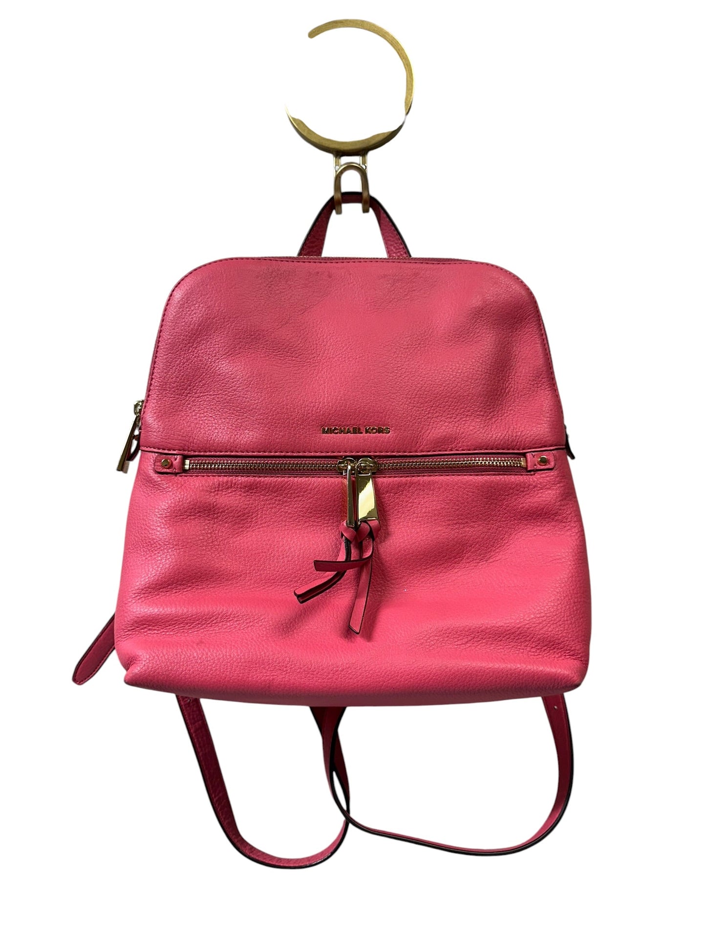 Backpack Designer By Michael Kors In Pink, Size:Small