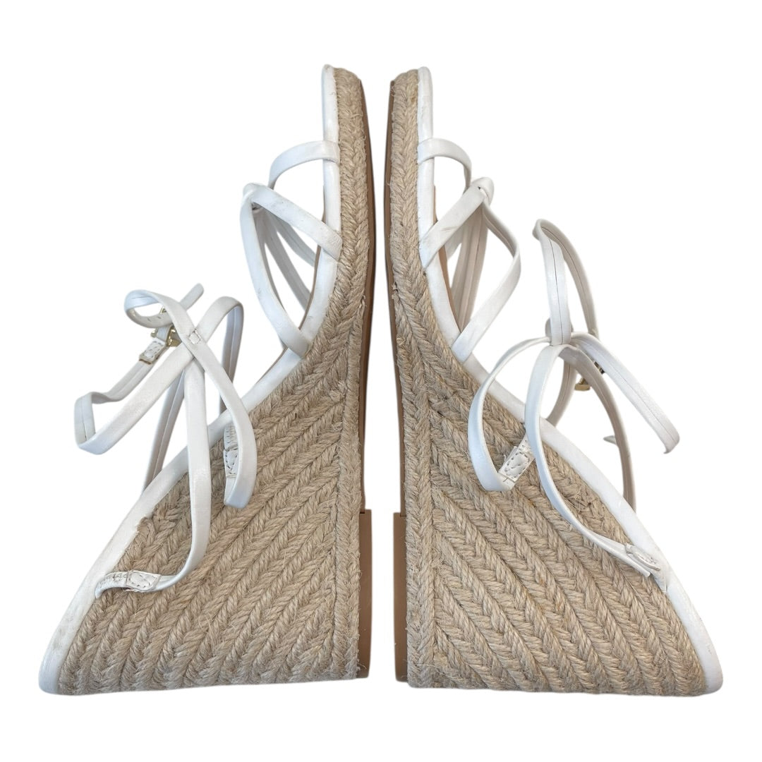 Sandals Heels Block By Express In White, Size:10