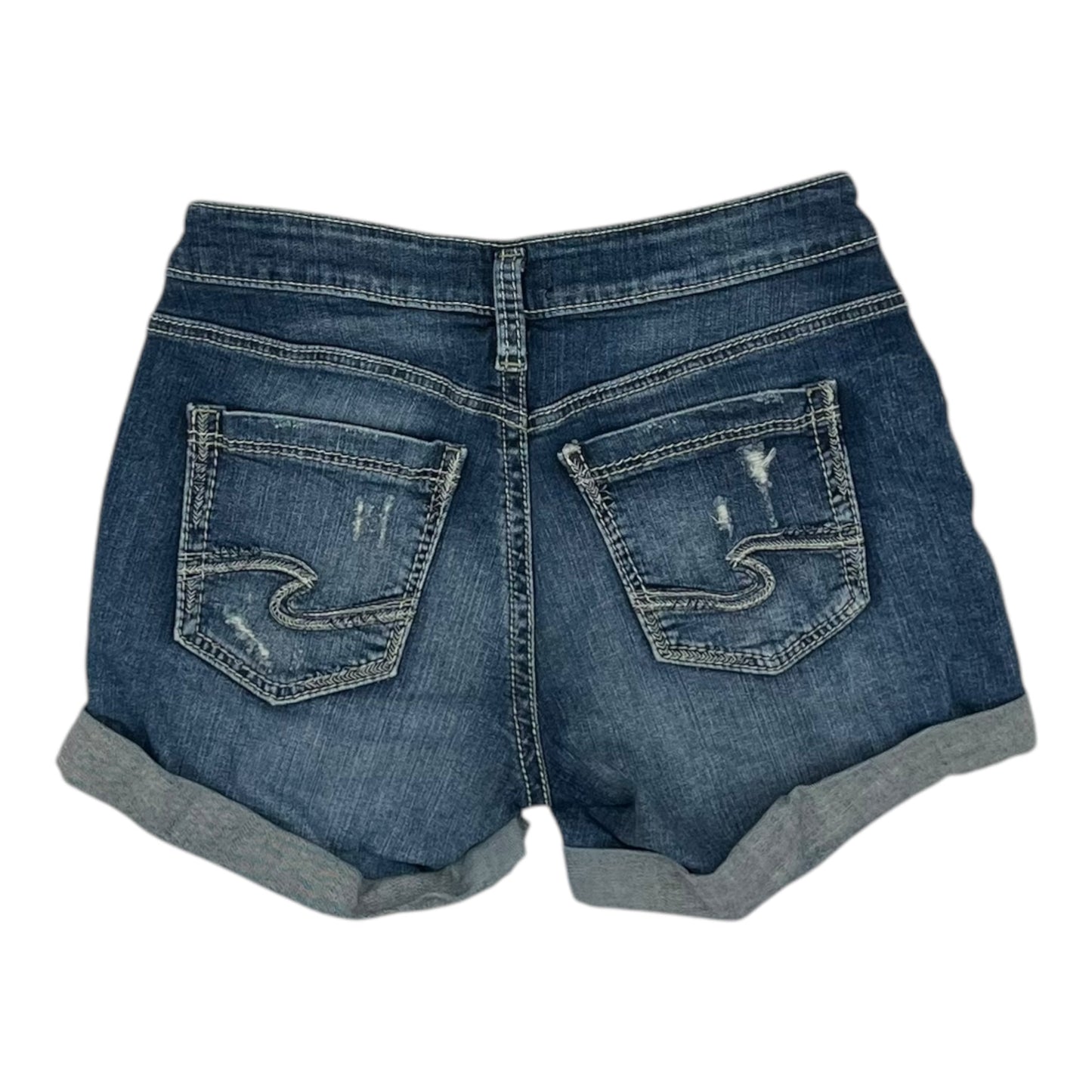 Shorts By Silver In Blue Denim, Size:6