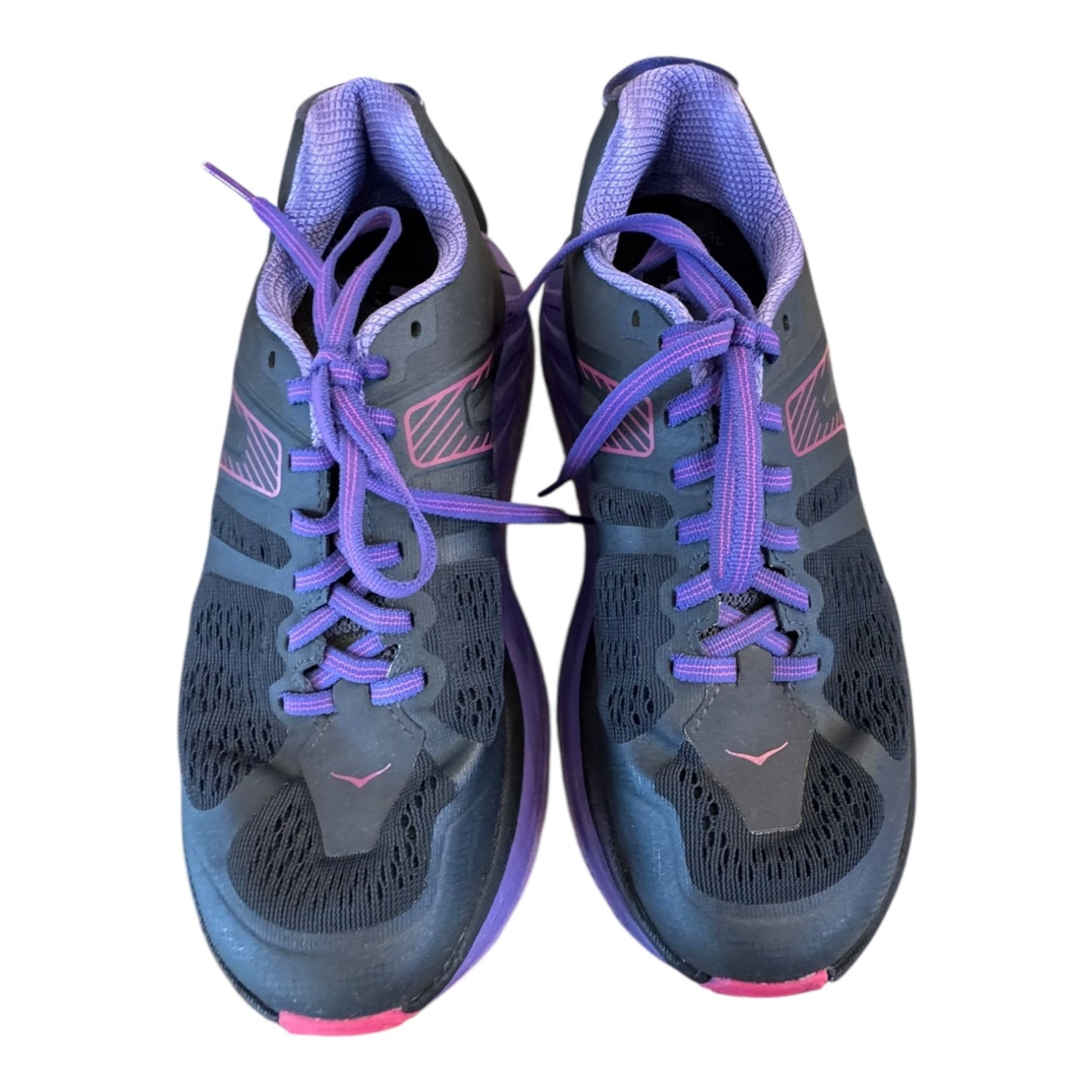Shoes Athletic By Hoka In Grey & Purple, Size:7.5