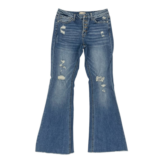 Jeans Flared By Altard State In Blue Denim, Size:8