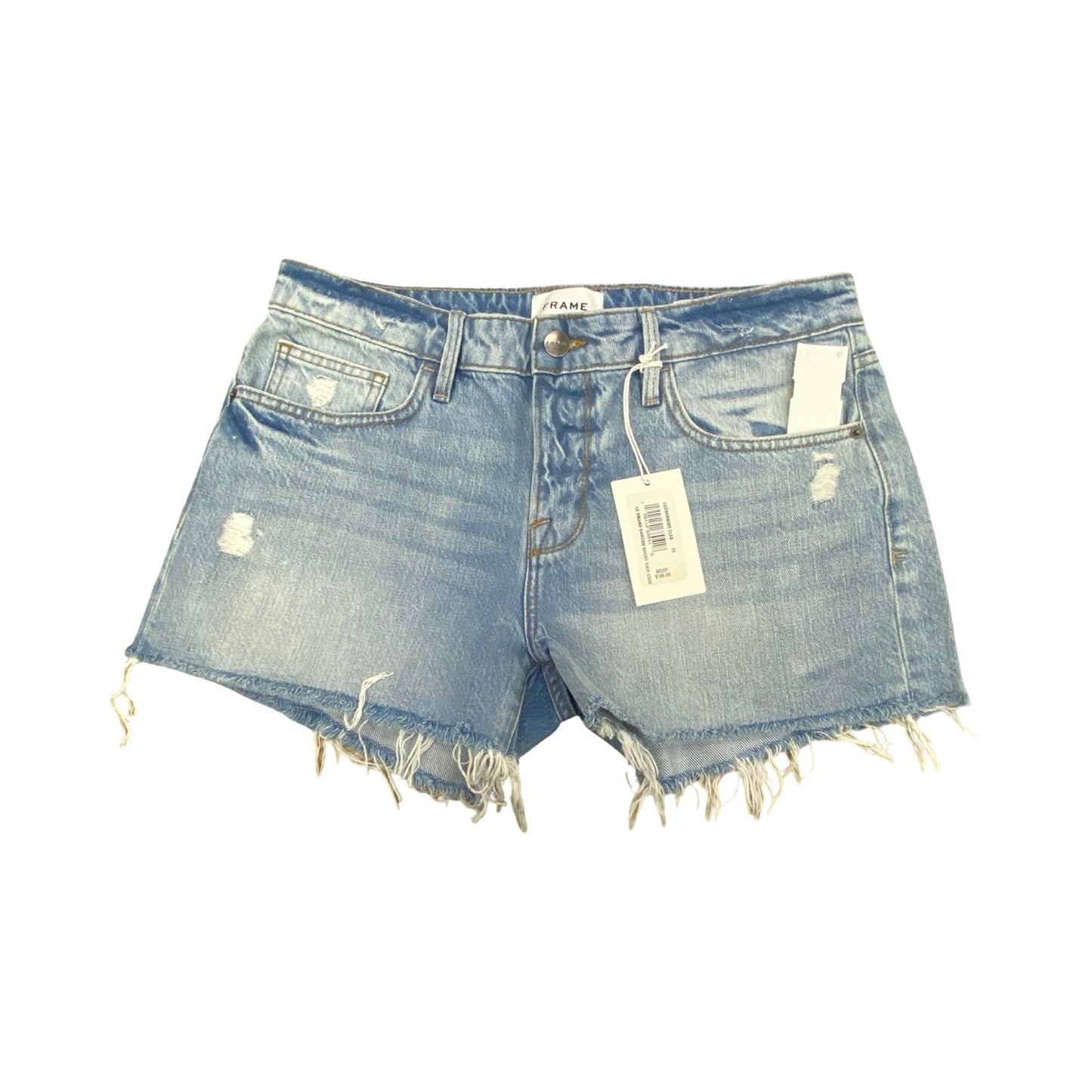 Shorts By Frame In Blue Denim, Size:2