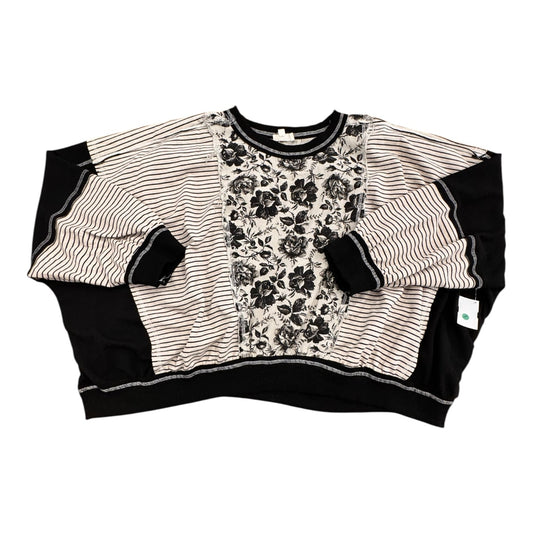 Top Ls By Bibi In Black & Cream, Size:Xl