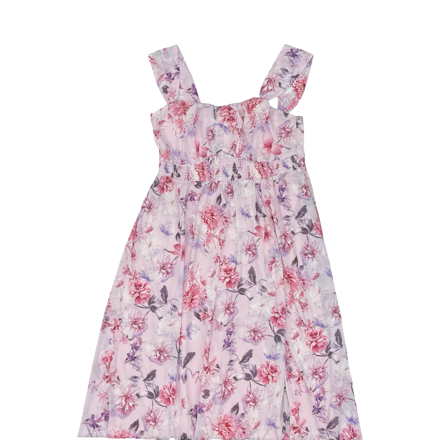 Dress Party Midi By Grace Karin In Floral Print, Size:2X