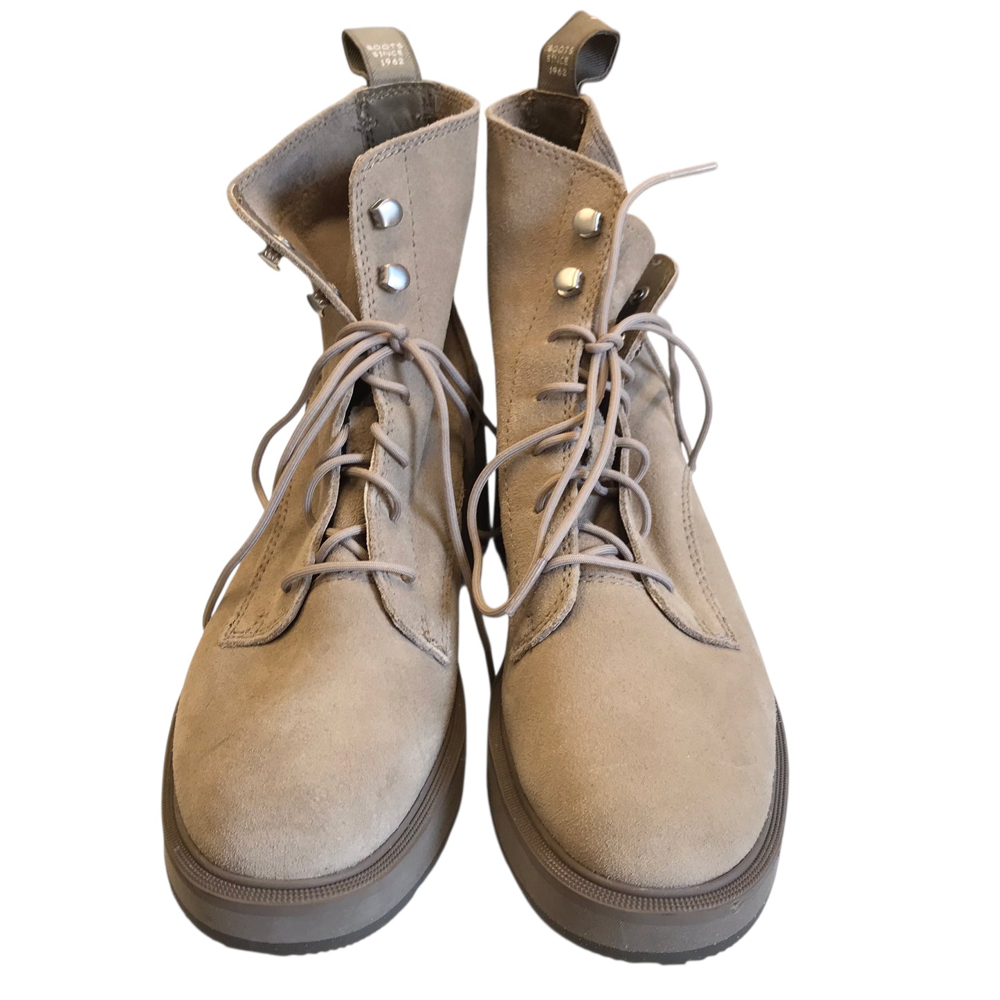 Boots Ankle Heels By Sorel In Beige, Size:8.5