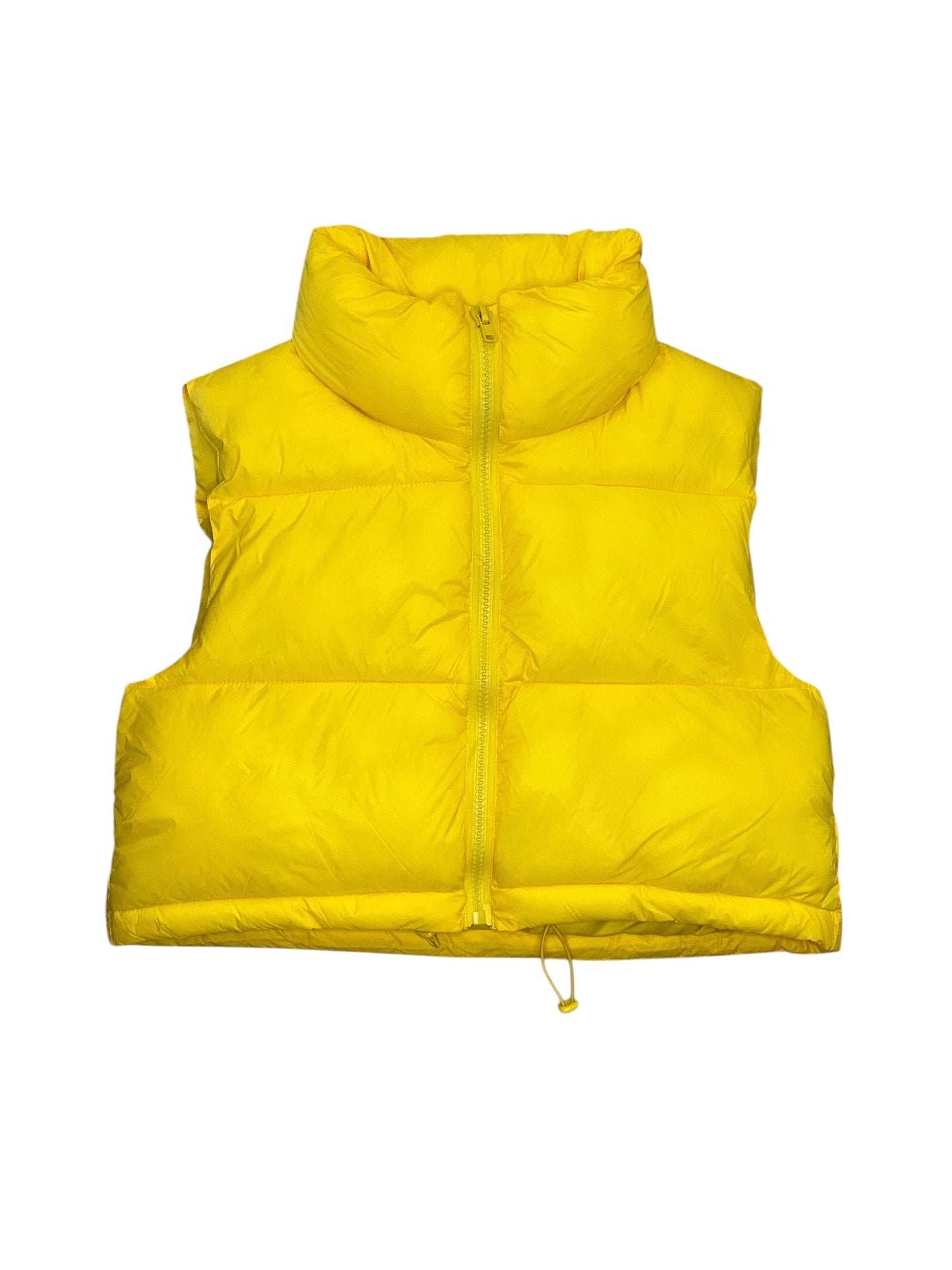 Vest Puffer & Quilted By Easel In Yellow, Size:L