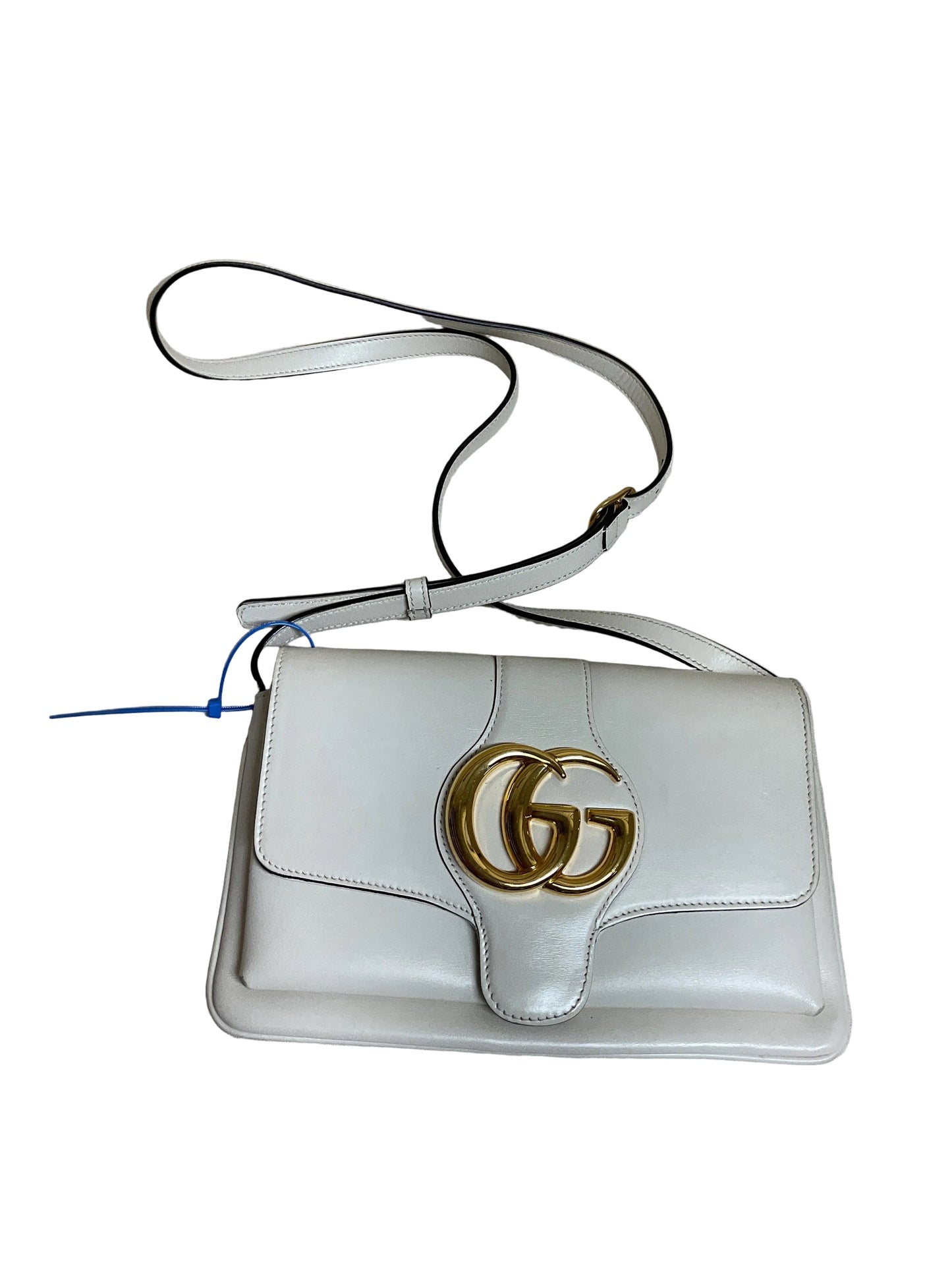 Crossbody Luxury Designer By Gucci In Cream, Size:Medium