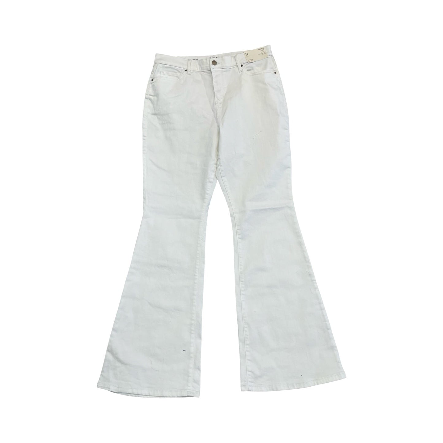 Jeans Boot Cut By Ana In White, Size:14