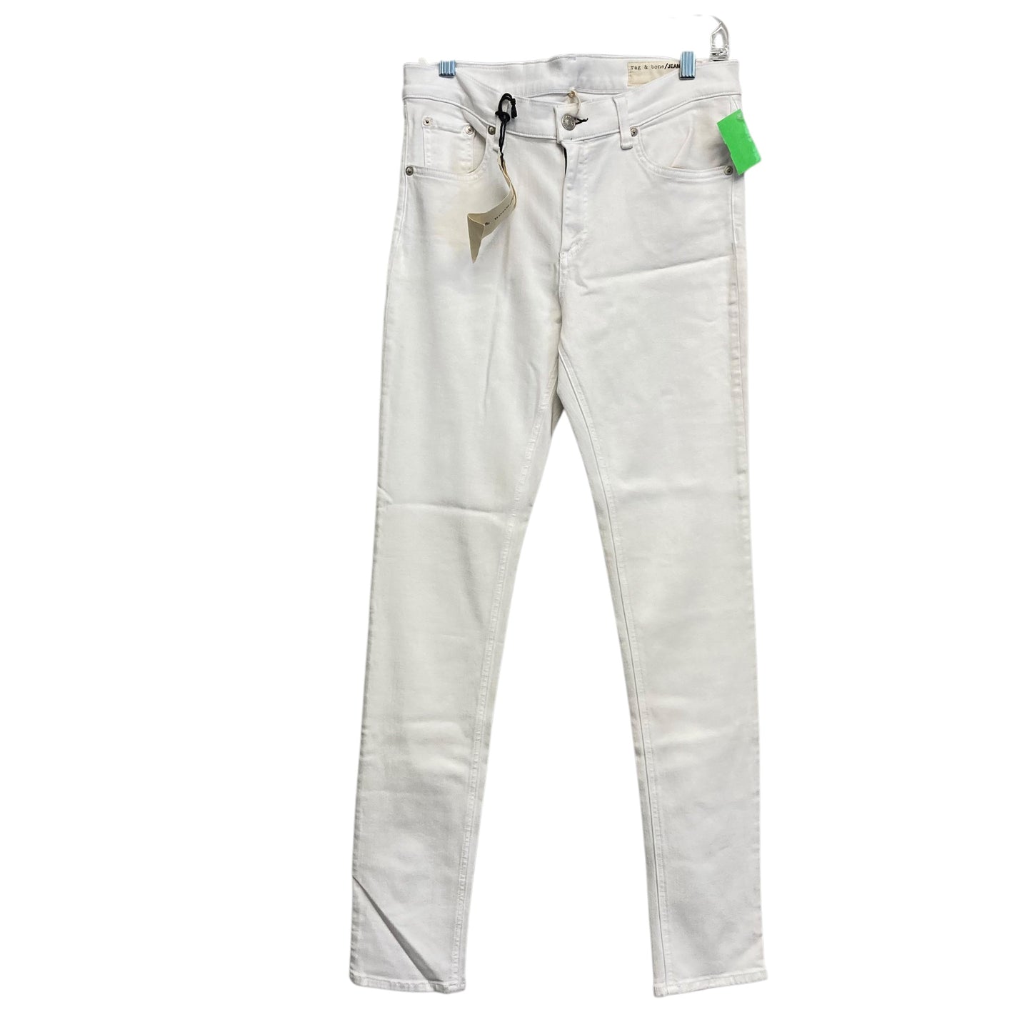 Jeans Skinny By Rag & Bones Jeans In White, Size:12