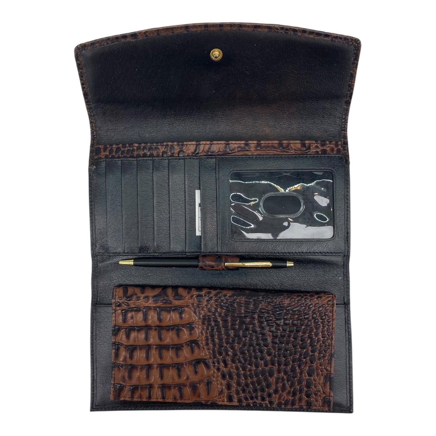 Wallet Designer By Brahmin In Brown, Size:Large