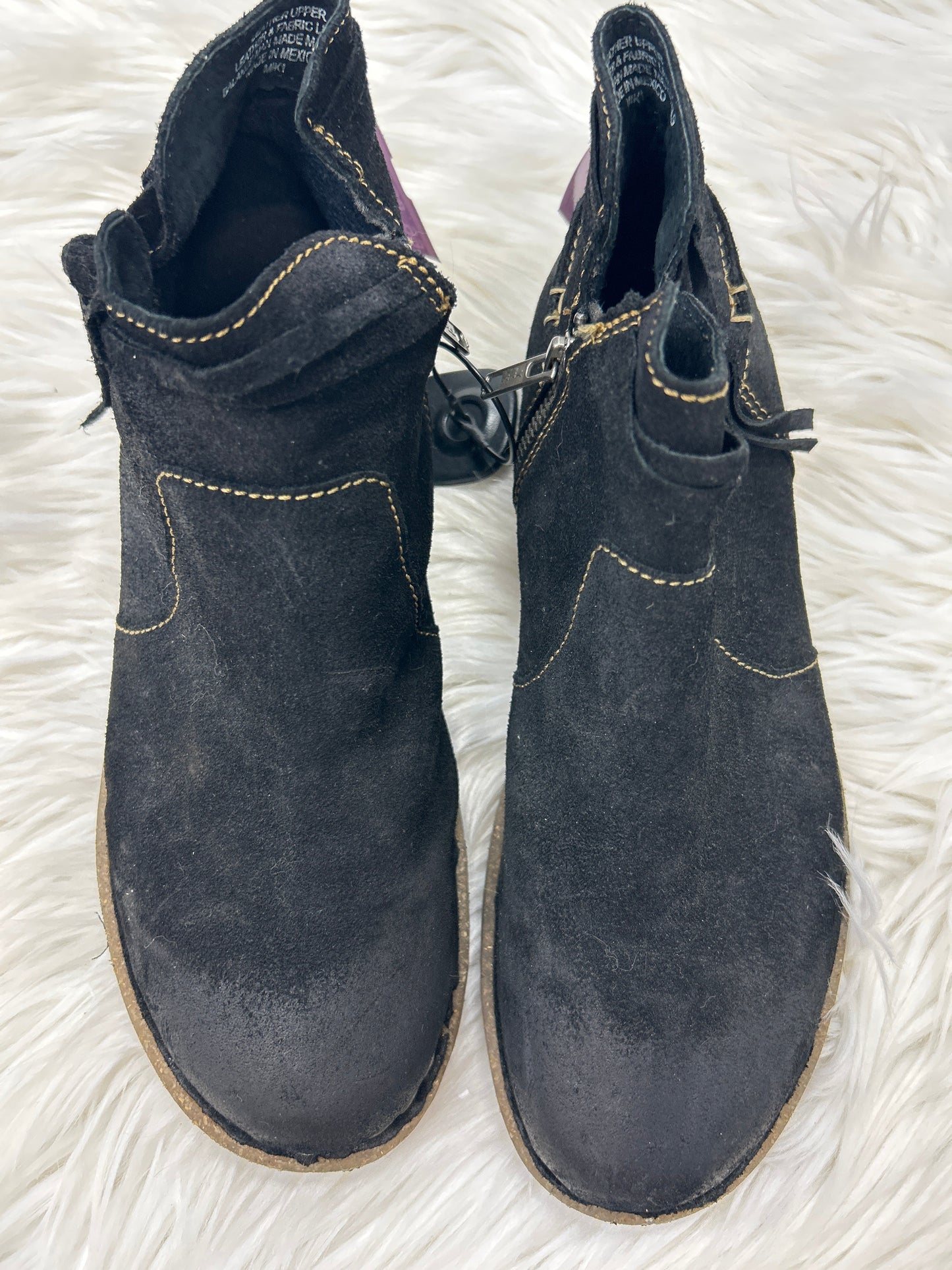 Boots Ankle Flats By Born In Black, Size:8.5