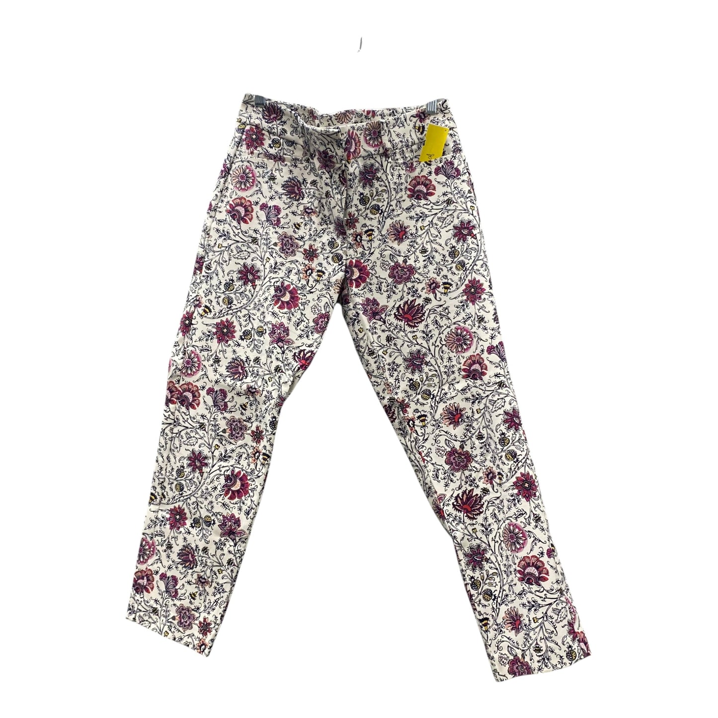 Pants Cropped By Loft In White, Size:6