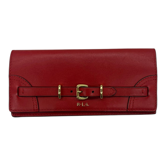 Wallet By Ralph Lauren In Red, Size:Medium
