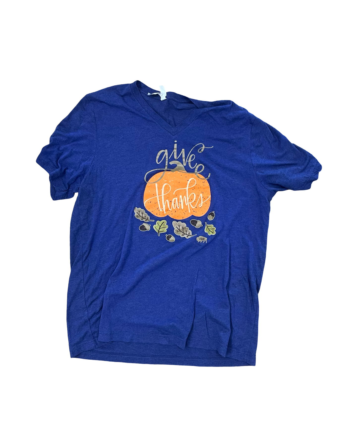 Top Ss By Bella + Canvas In Blue, Size:Xl