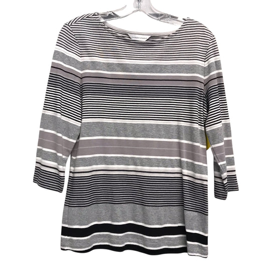 Top Ls By Christopher And Banks In Striped Pattern, Size:M