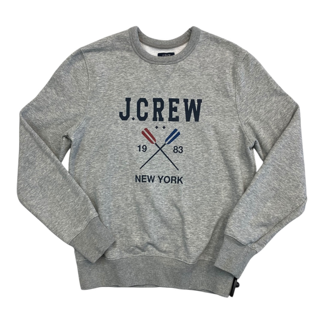Sweatshirt Crewneck By J. Crew In Grey, Size:S