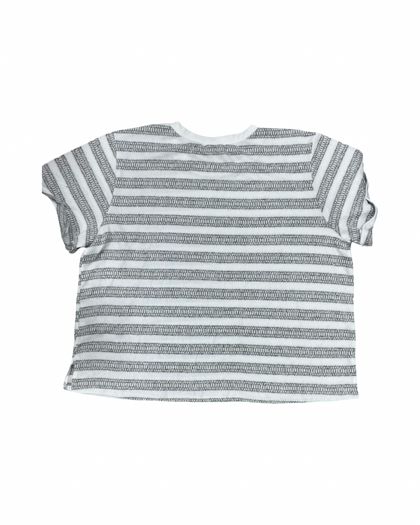 Top Ss By Gilli In Grey & White, Size:2X